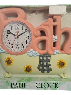 BATH Vintage Eleco Quartz Wall Clock